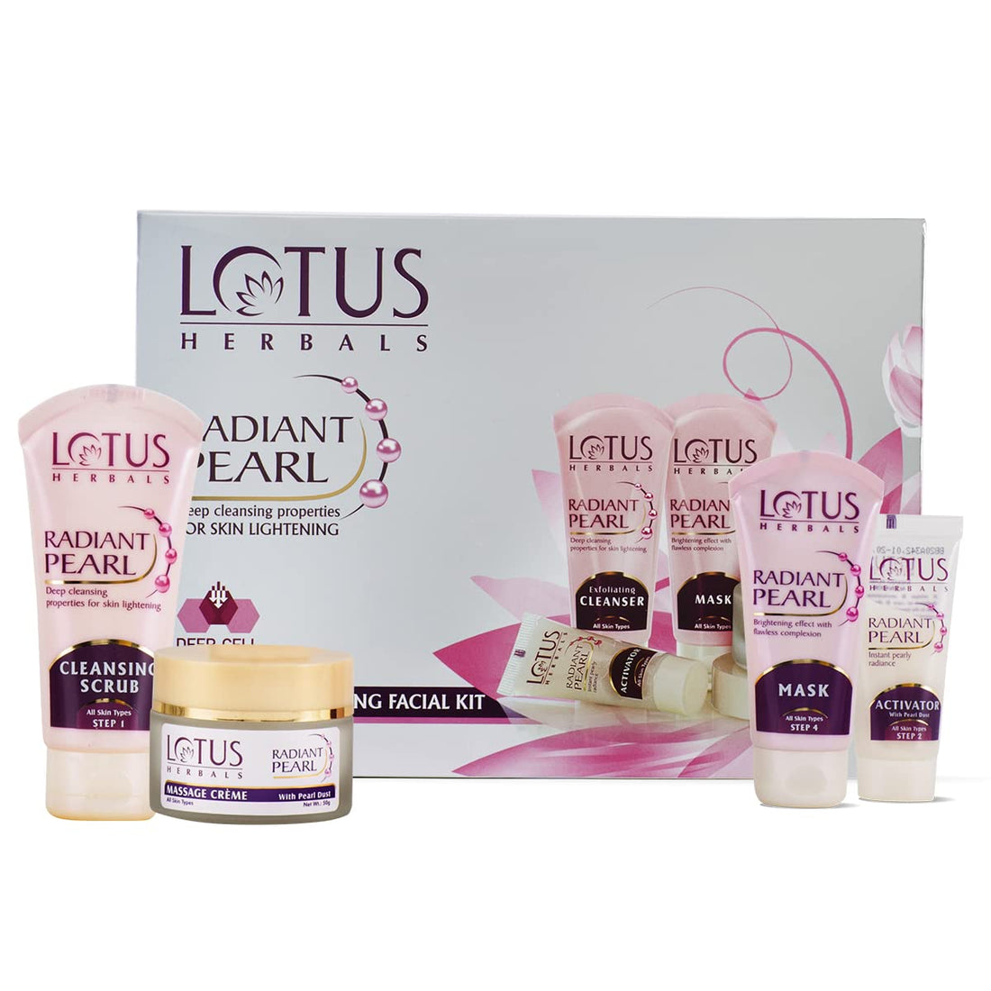 Lotus Herbals Radiant Pearl Cellular 5 in 1 Facial Kit