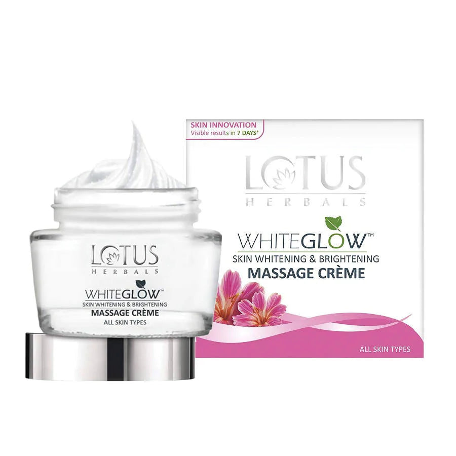 Lotus Herbals Whiteglow Skin Whitening & Brightening Massage Creme