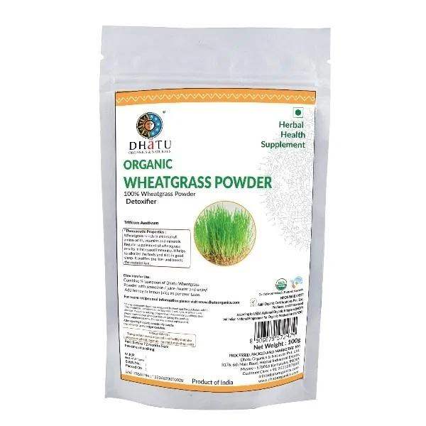 Dhatu Organics Wheatgrass Powder