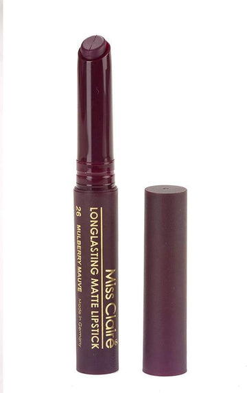 Miss Claire Longlasting Matte Lipstick, Mulberry Mauve 26