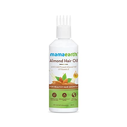 MamaEarth Almond Hair Oil with Cold Pressed Almond Oil & Vitamin E