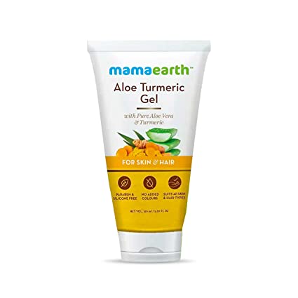 MamaEarth Aloe Turmeric Gel For Skin & Hair