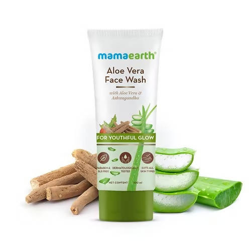 MamaEarth Aloe Vera Face Wash For Youthful Glow