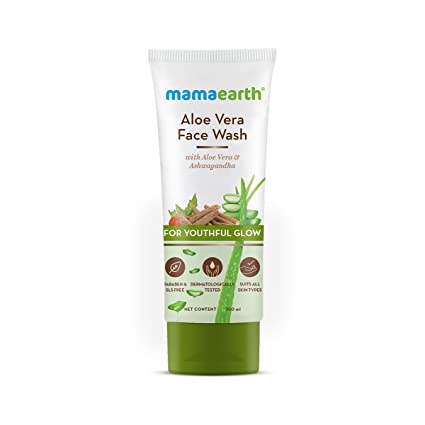 MamaEarth Aloe Vera Face Wash For Youthful Glow
