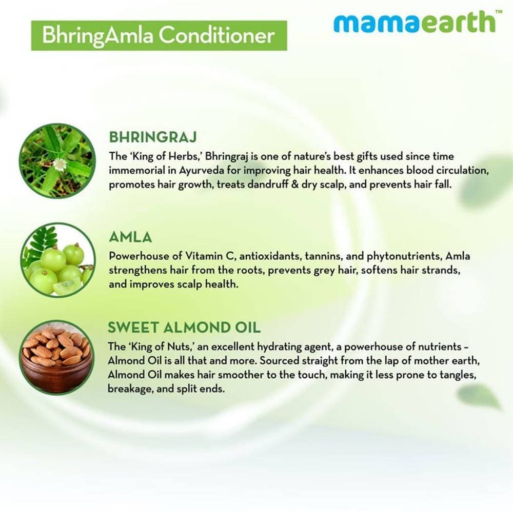 MamaEarth Bhringamla Conditioner For Intense Hair Treatment