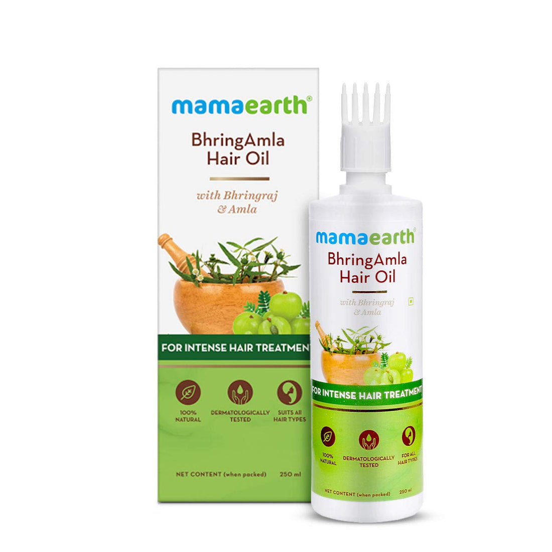 MamaEarth Bhringamla Hair Oil For Intense Hair Treatment