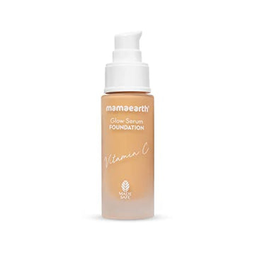 MamaEarth Glow Serum Foundation-Nude Glow