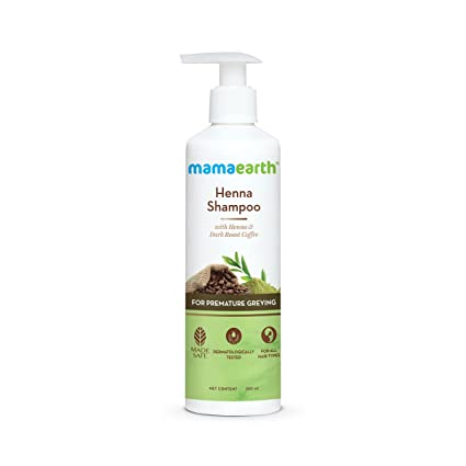 MamaEarth Henna Shampoo For Premature Greying