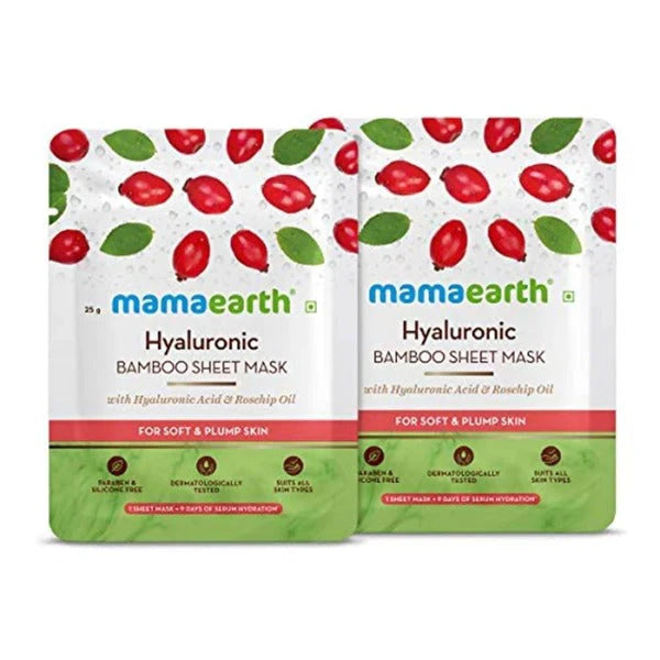 MamaEarth Hyaluronic Bamboo Sheet Mask