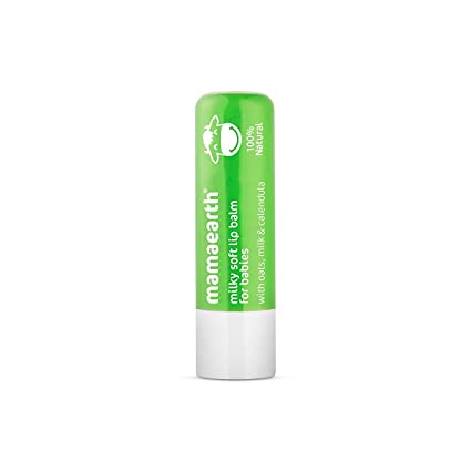 MamaEarth Milky Soft Natural Lip Balm For Babies - 