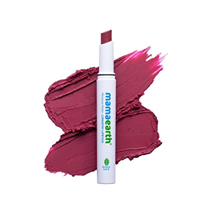 MamaEarth Moisture Matte Long Stay Lipstick-Candyfloss Pink