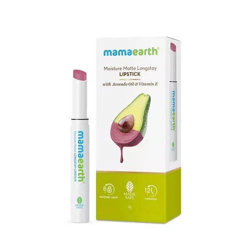 MamaEarth Moisture Matte Long Stay Lipstick-Pink Tulip