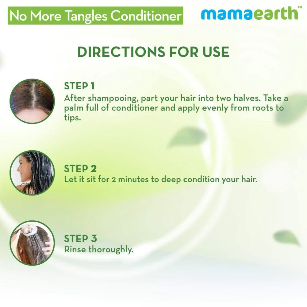 Mamaearth No More Tangles Conditioner For Frizz Hair