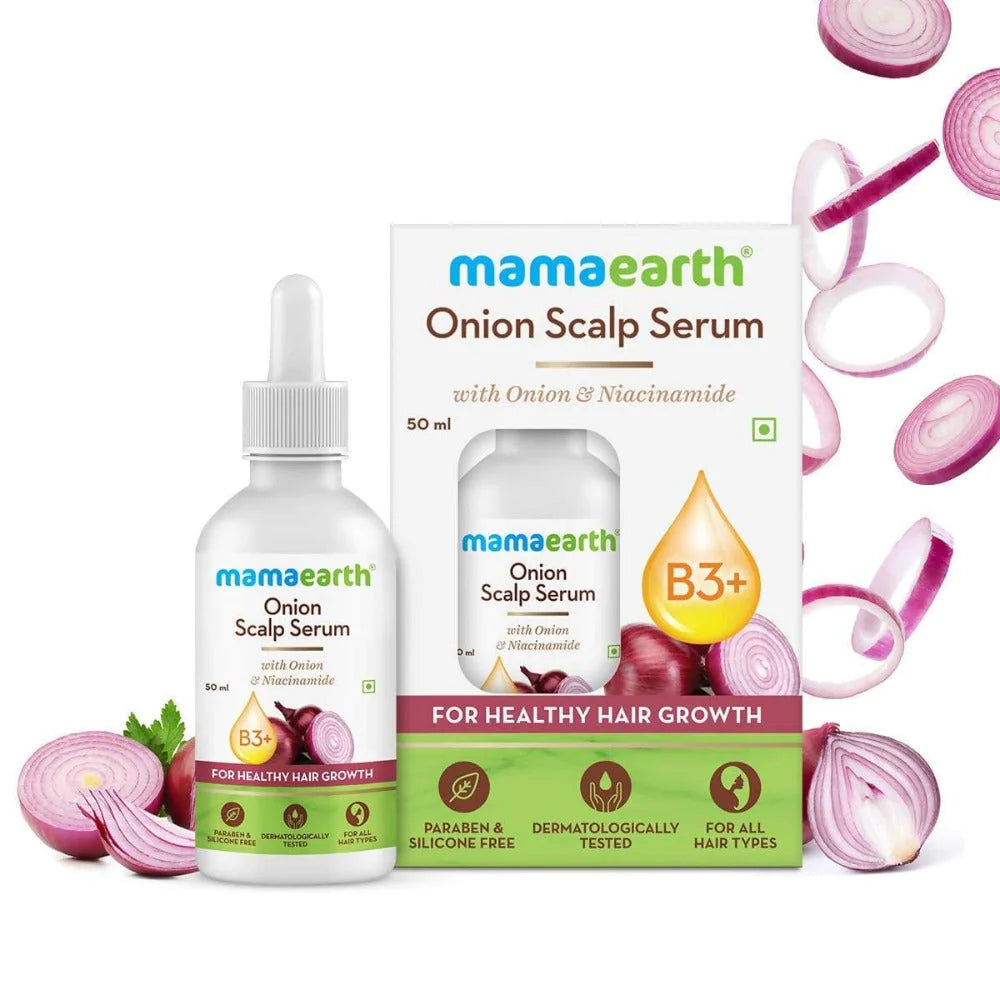 MamaEarth Onion Scalp Serum For Healthy Hair Growth
