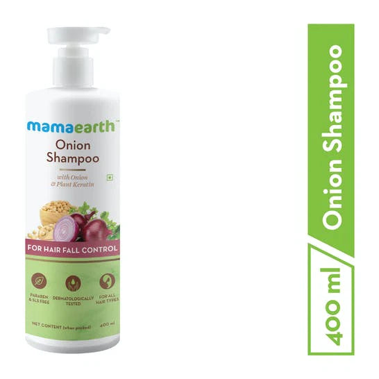 Mamaearth Onion Shampoo For Hair Fall Care