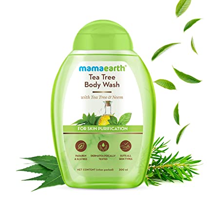 MamaEarth Tea Tree Body Wash With Tea Tree & Neem For Skin Purification