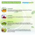 Mamaearth Ubtan Bamboo Sheet Mask with Turmeric & Saffron