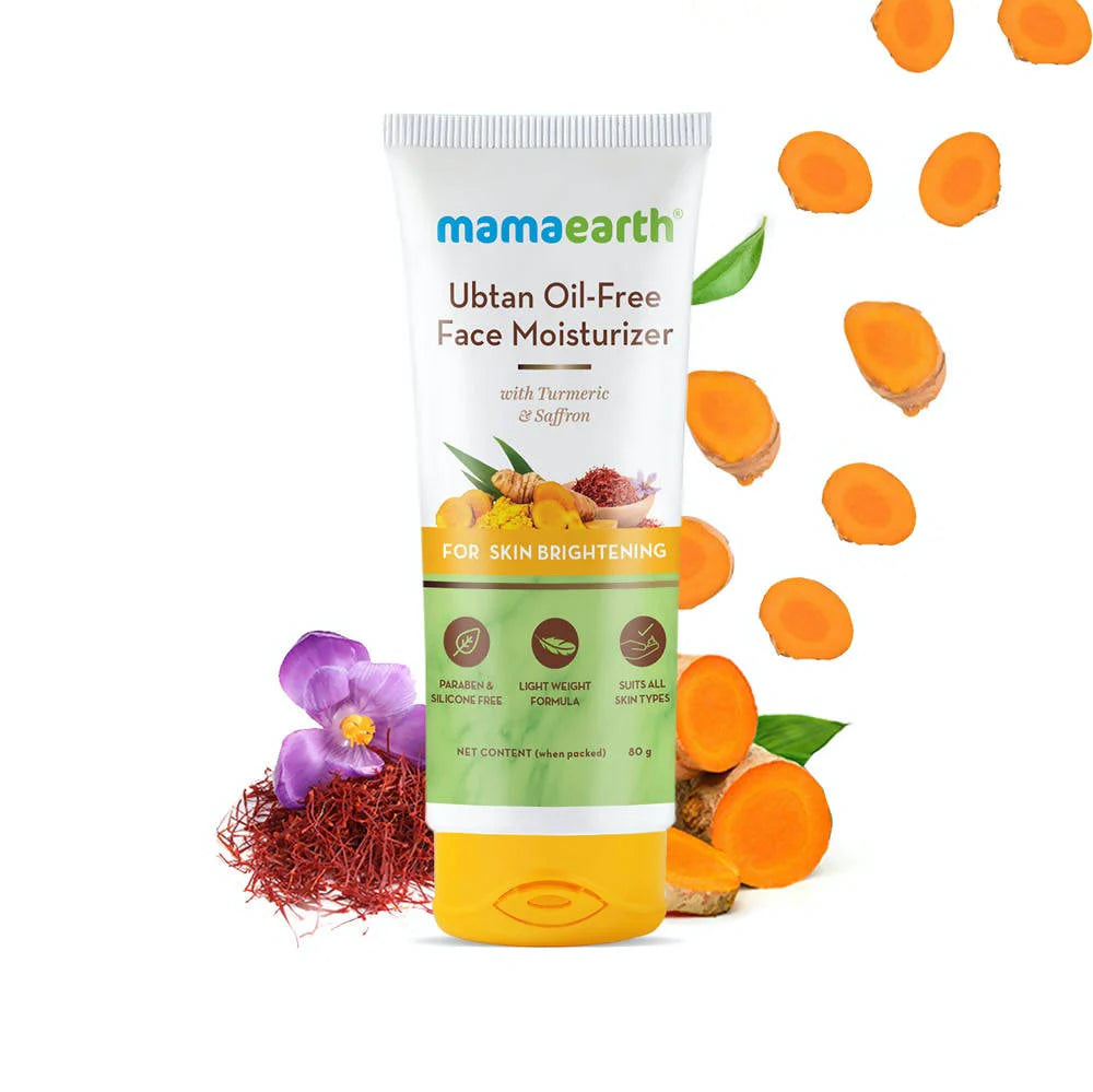 MamaEarth Ubtan Oil-Free Face Moisturizer with Turmeric & Saffron