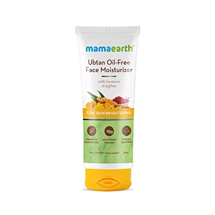 MamaEarth Ubtan Oil-Free Face Moisturizer with Turmeric & Saffron
