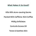 mCaffeine Naked & Raw Cappuccino Coffee Face Scrub
