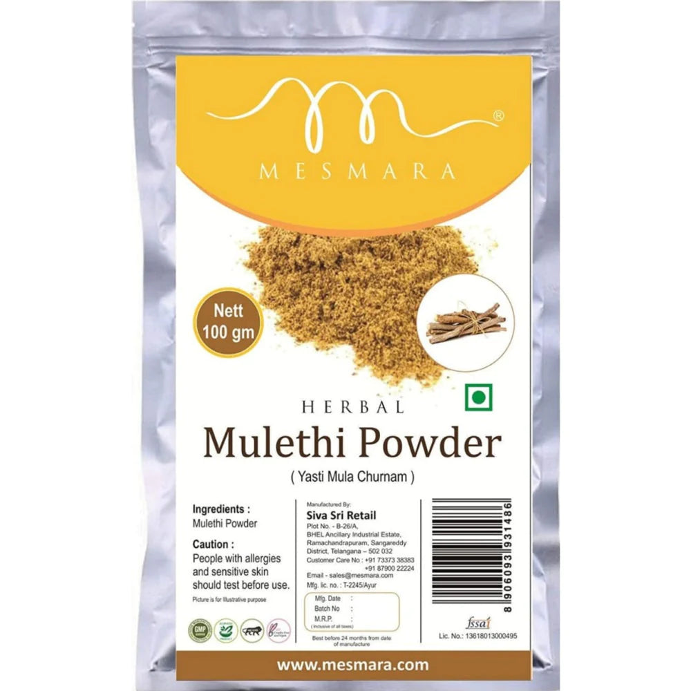 Mesmara Herbal Mulethi Licorice Yastimadhu Powder