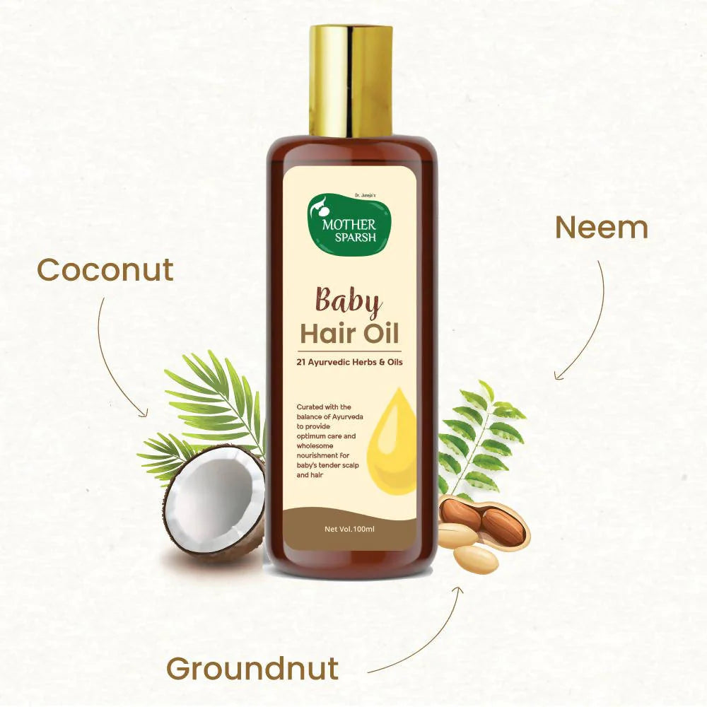 Mother Sparsh Ayurvedic Baby Hair Oil