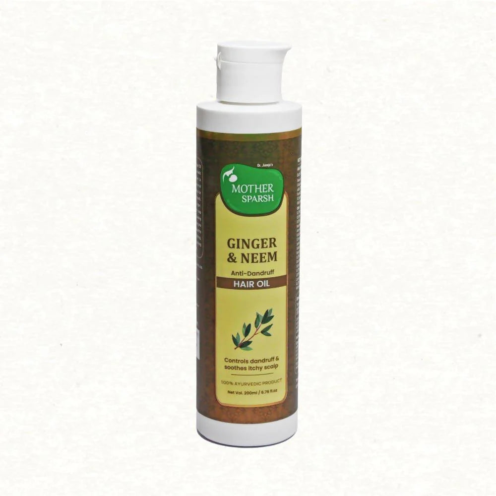 Mother Sparsh Ginger & Neem Anti Dandruff Hair Oil