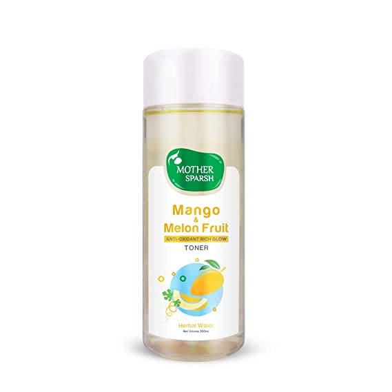 Mother Sparsh Mango & Melon Fruit Anti Oxidant Rich Glowing Face Toner