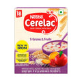 Nestle Cerelac Baby Cereal with Milk, 5 Grains & Fruits From 18 to 24 Months