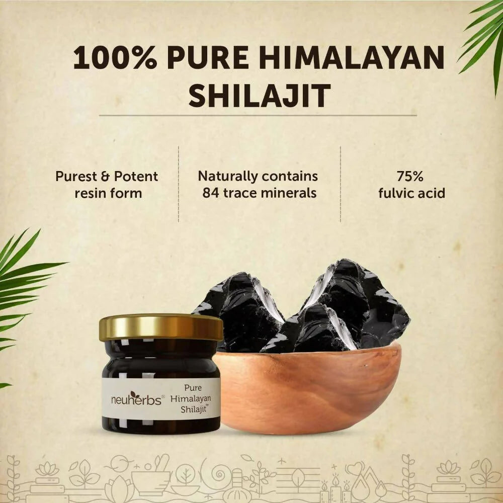 neuherbs Himalayan Shilajit/Shilajeet Resin