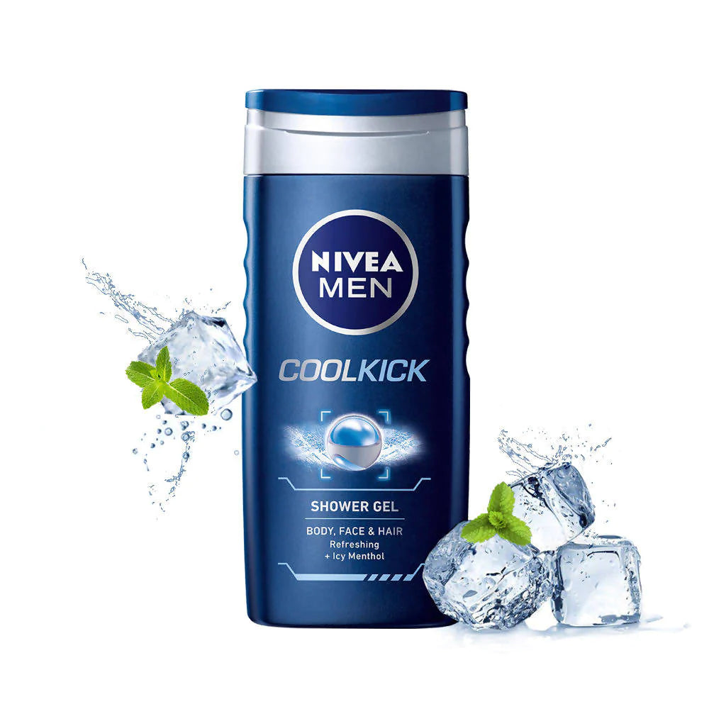 Nivea Men Cool Kick 3 in 1 Shower Gel