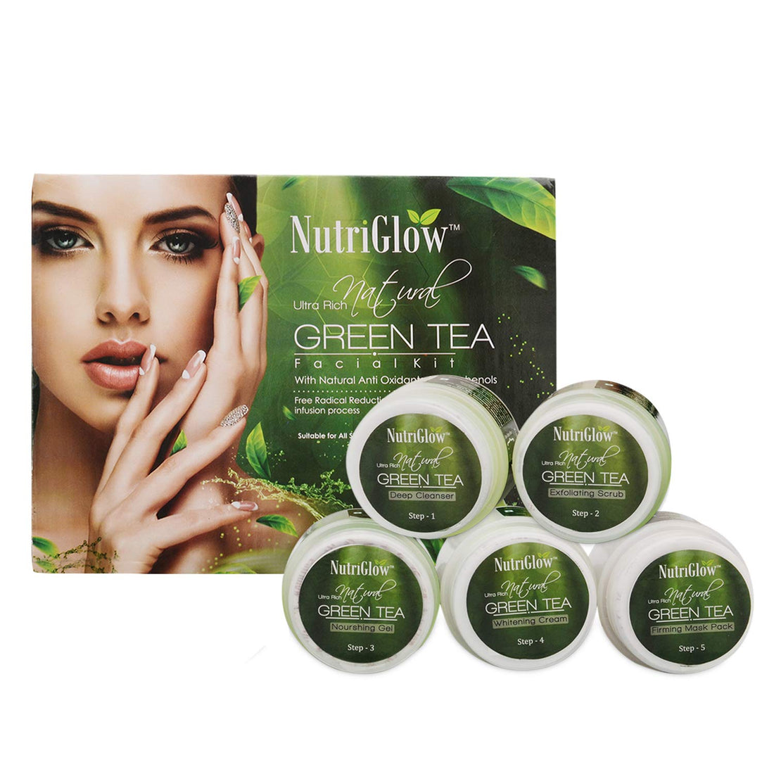 NutriGlow Green Tea Facial Kit