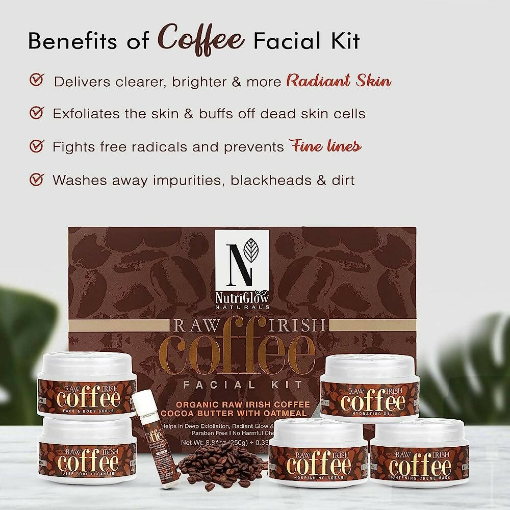 NutriGlow NATURAL|S  Raw Irish Coffee Facial Kit