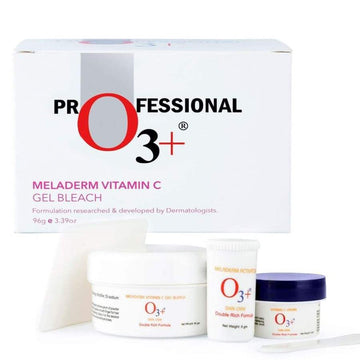 O3+ Meladerm Vitamin C Gel Bleach for Skin Whitening and Hair Lightening