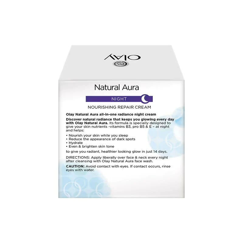 Olay Natural Aura 7 In One Night Nourishing Repair Cream