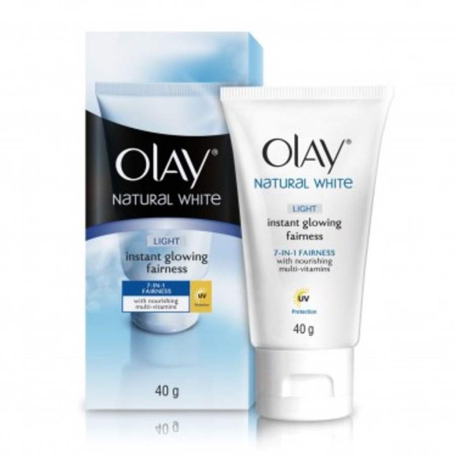 Olay Natural White Light Instant Glowing Fairness Skin Cream Serum