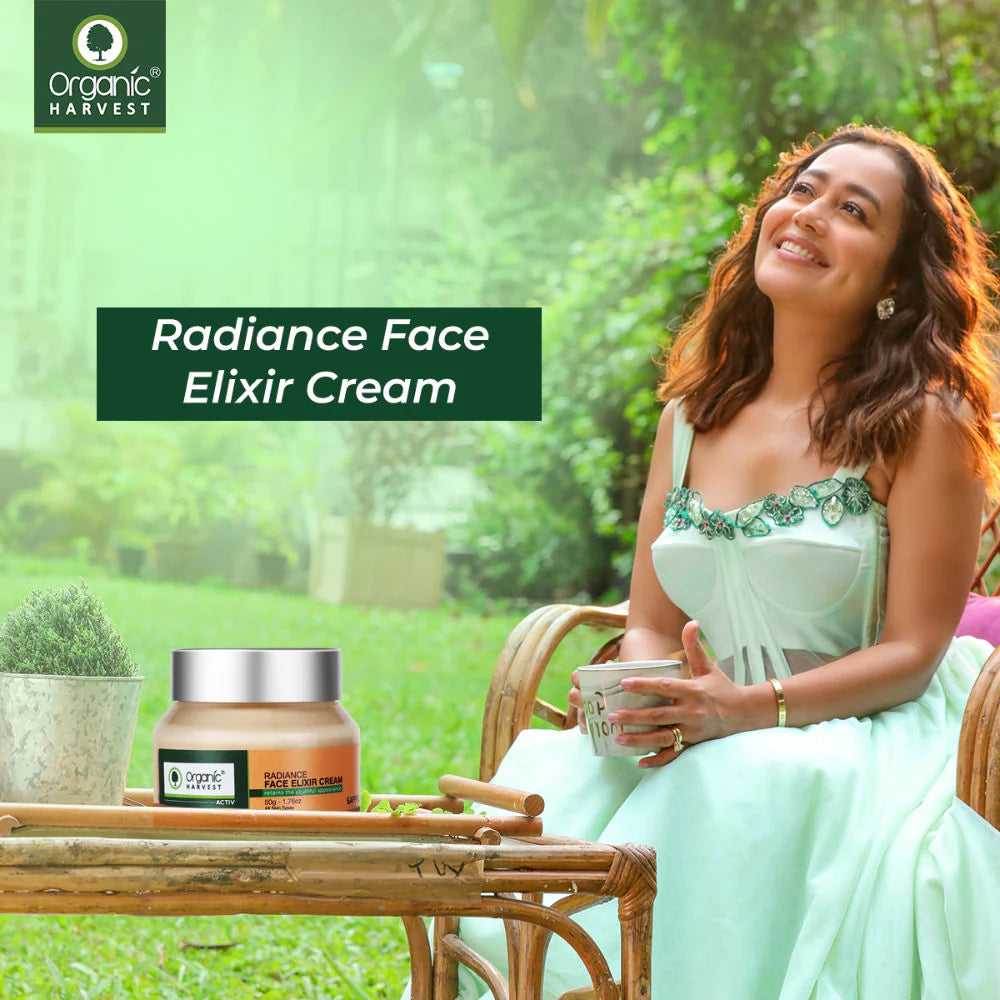 Organic Harvest Active Saffron Radiance Face Elixir Cream