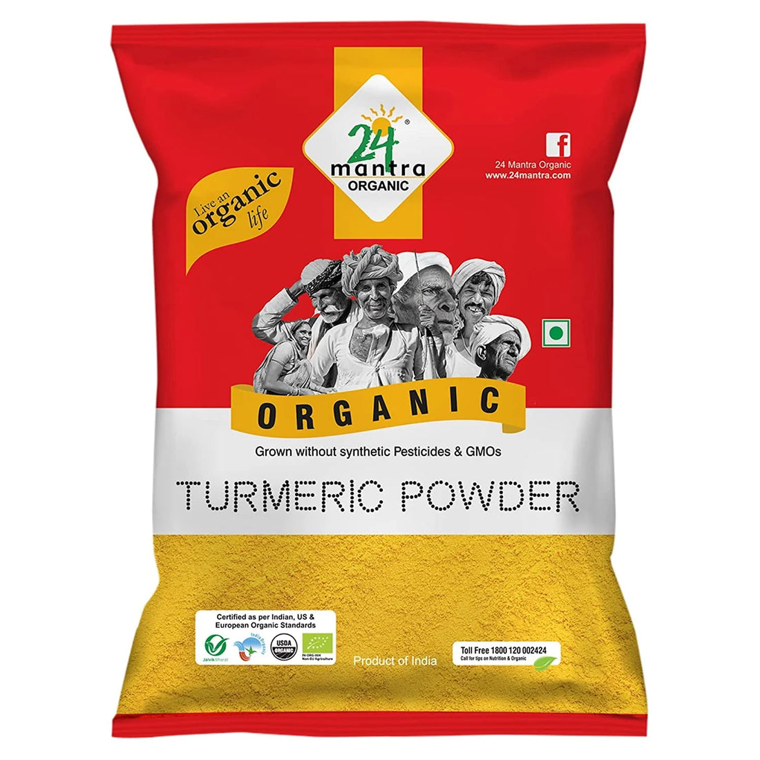 24 mantra Turmeric Powder