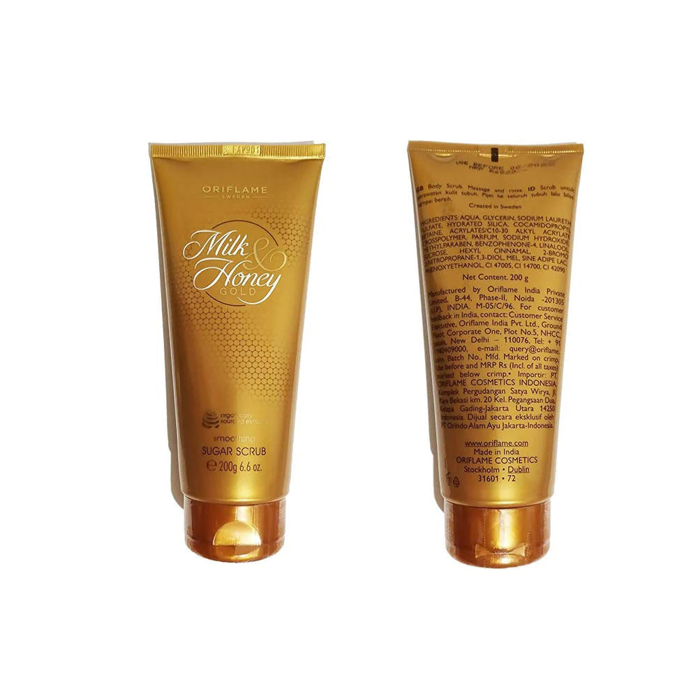 Oriflame Milk and Honey Gold Smoothing Sugar Scrub - 200 ML