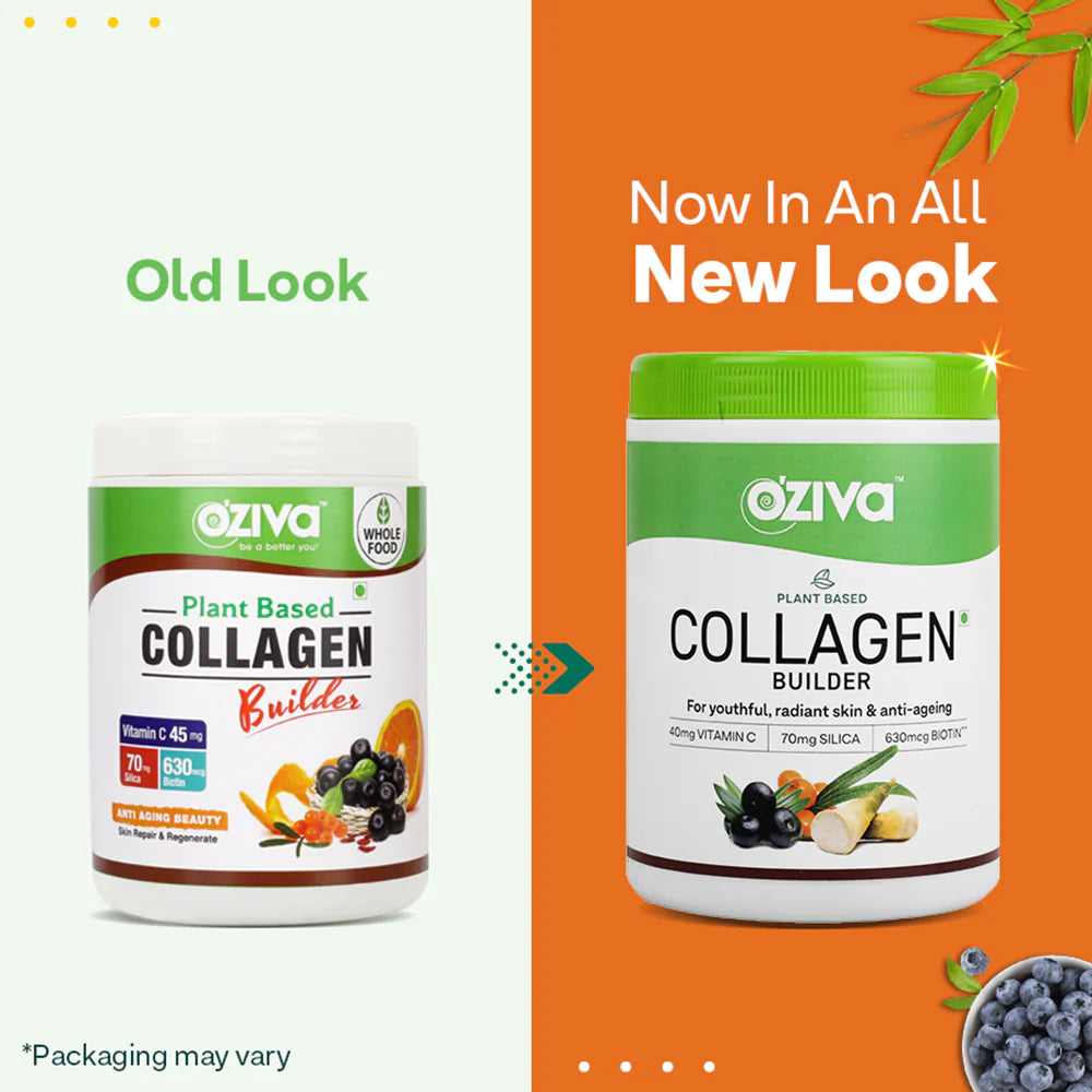 OZiva Plant Based Collagen Builder Orange