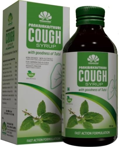 Pankajakasthuri Cough Syrup with Tulsi