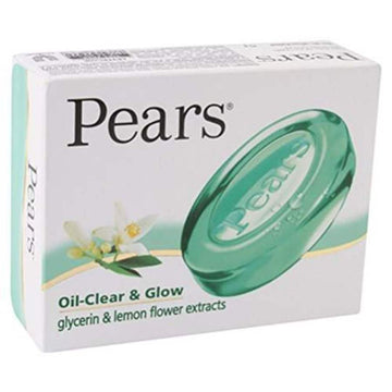 Pears Oil Clear & Glow Soap With Lemon Flower Extracts
