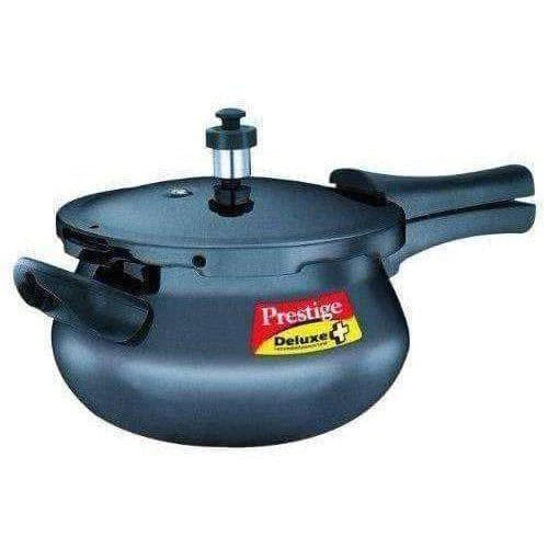 Prestige Deluxe Plus Junior Induction Base Hard Anodized Pressure Handi Black Color