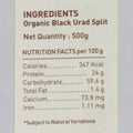 Pure & Sure Organic Black Urad Dal Split