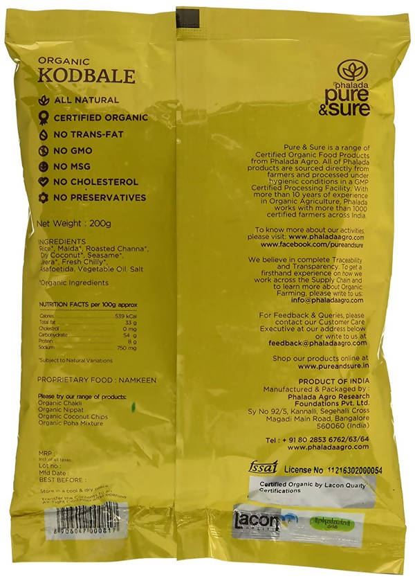 Pure & Sure Organic Kodbale