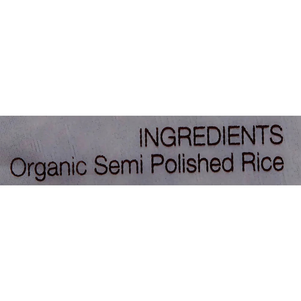 Pure & Sure Organic Rice Semi Polished - Rajmudi