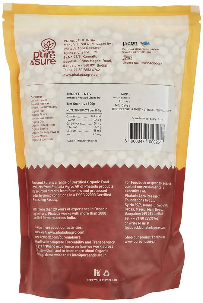 Pure & Sure Roasted Channa