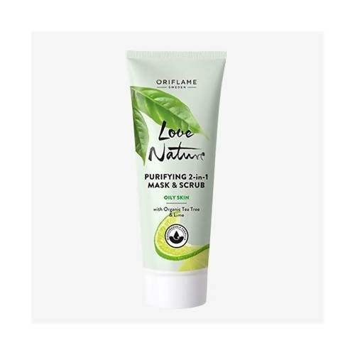 Oriflame Love Nature Purifying 2 in 1 Mask and Scrub - 75 ML