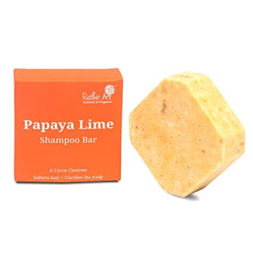 Rustic Art Papaya Lime Shampoo Bar - 75 GM