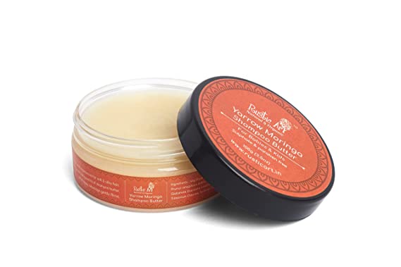 Rustic Art Yarrow Moringa Shampoo Butter - 100 GM